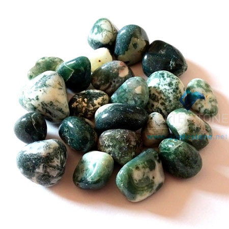 Tree Agate Tumbled Stone | Gemstone Healing | Chakra Stones |  Healing Crystals | Wicca | Witchcraft Crystals | Collectible Stones | Pagan