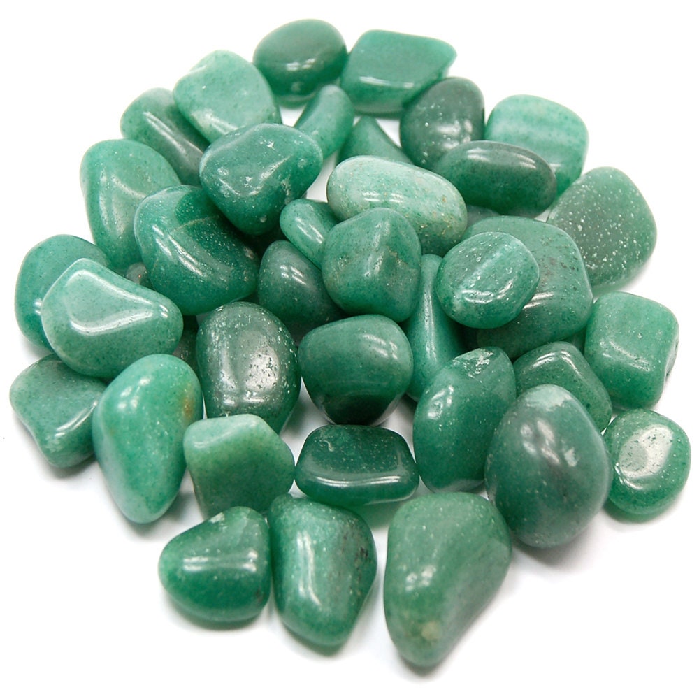 Green Aventurine Tumbled Stones | Gemstone Healing | Chakra Stones |  Healing Stones | Wicca | Witchcraft Crystals | Energy Healing | Witchy
