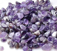 Load image into Gallery viewer, Tumbled Amethyst Stones | Gemstone Healing | Chakra Stones |  Healing Stones | Wicca | Witchcraft Crystals | Collectible Stones | Pagan Gems
