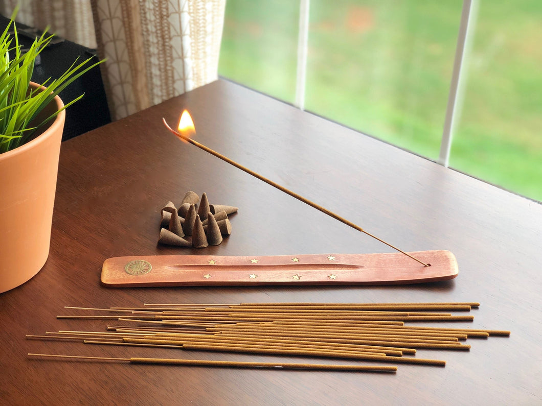 Copal Incense 40 or 80 Sticks | Handmade Incense Sticks | Incense Burners | Meditation | Wicca | Pagan Cone Incense | Aromatherapy | Herbal